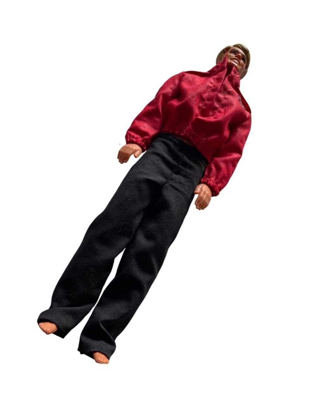 Vintage 1968 Mattel Ken Doll With Red Jacket & Black Pants